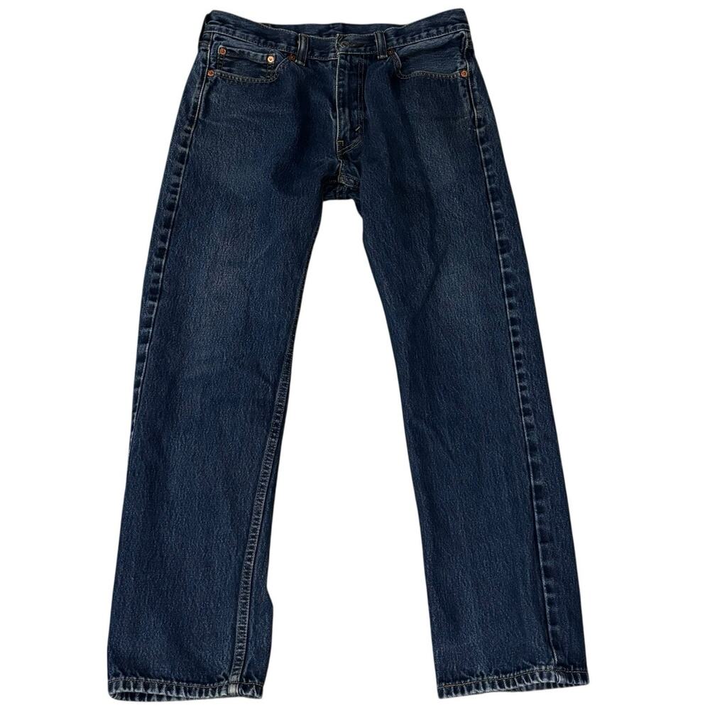 Levi's 505 Men's Jeans 33x30 Straight Fit Medium Blue Vintage 90s Cotton*